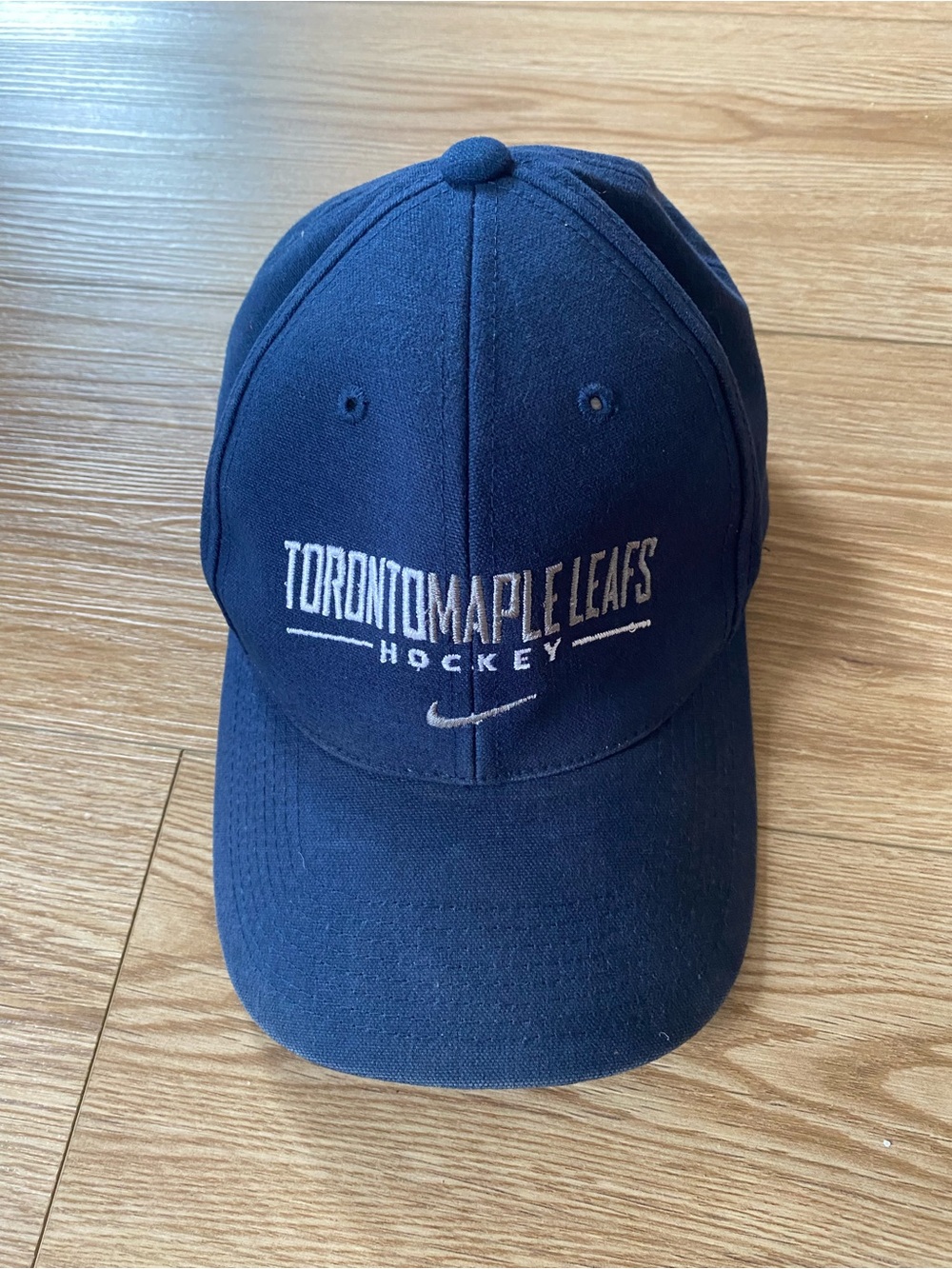 Y2K Toronto Maple Leafs NHL Nike Team Blue Adjustable Hat